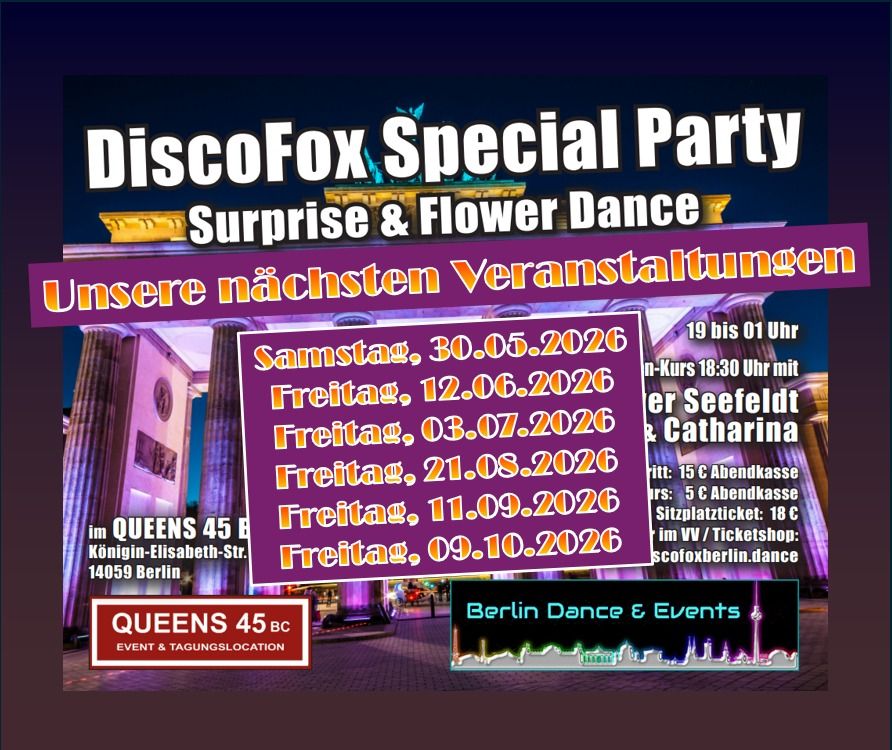 Flyer mit Vorschau der Veranstaltungen bis Oktober 2026